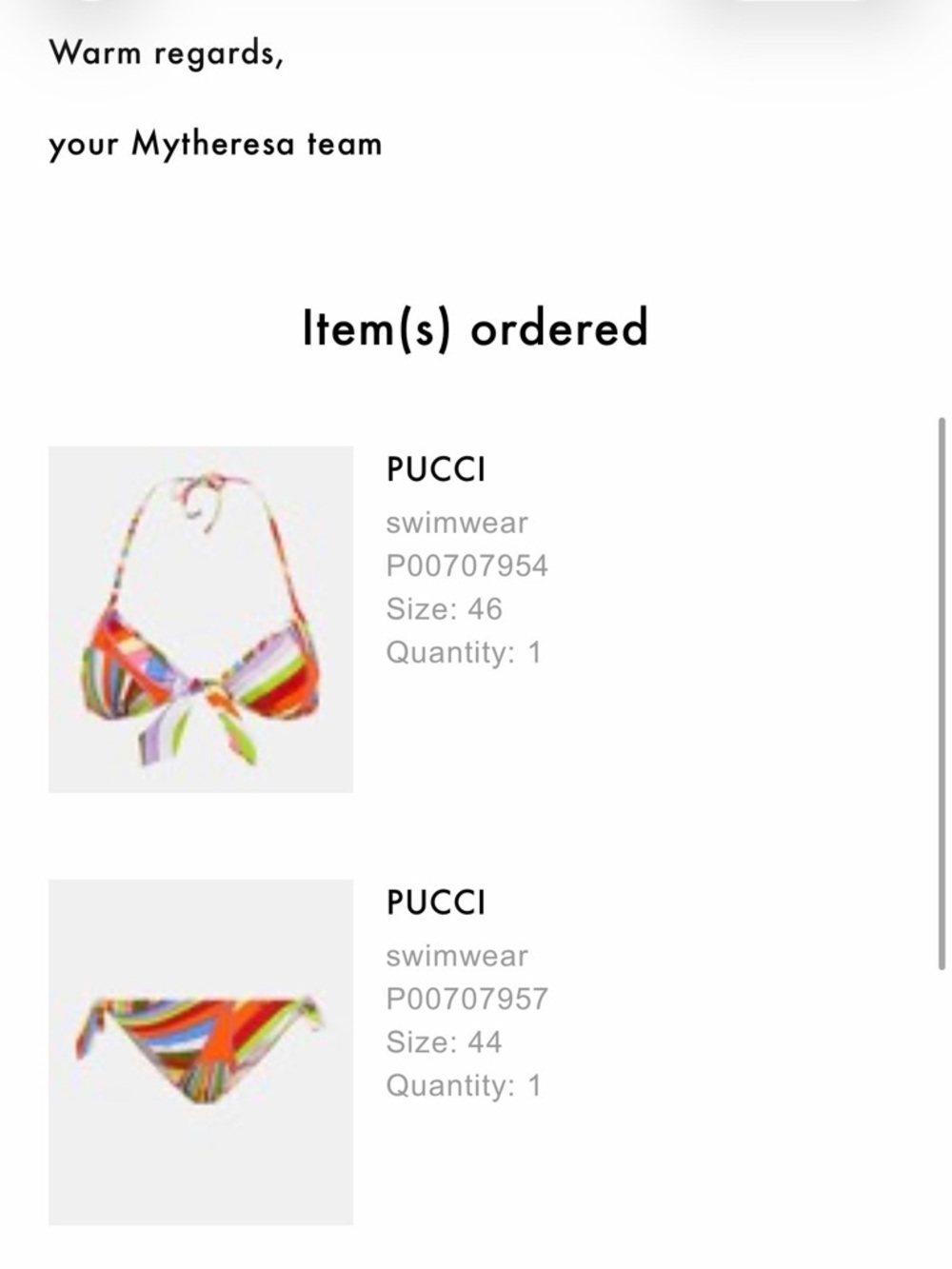 Colorful Pucci bikini set - Picture 5 of 5